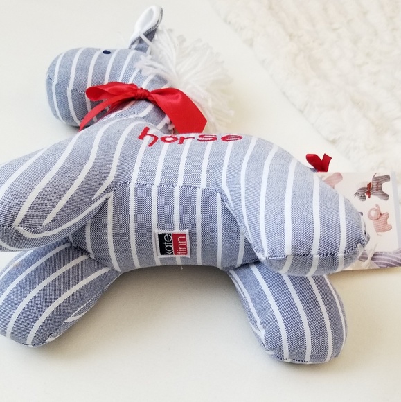 LAST CHANCE Kate Finn blue and white horse - Picture 4 of 6